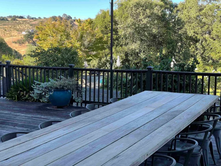 Wooden Table With Chairs